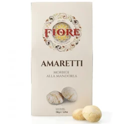 Fiore - Panforte di Siena 1827 Fiore - Panforte of Siena since 1827 - Soft Amaretti with Tuscan Almond - Pastry - Box - 150 g - Avvenice^ Sweets