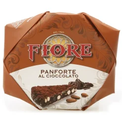 Fiore - Panforte di Siena 1827 Fiore - Panforte of Siena since 1827 - Panforte of Siena with Chocolate - Panforte - Hand Wrapped - 100 g - Avvenice