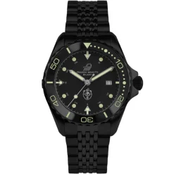Franchi Menotti - FM02 Collection - Black - Black Limited Edition - Watch - Handmade in Italy - High Quality Luxury - Avvenice^ Watches