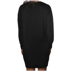 Ga\u00eblle Paris Gaëlle Paris - Crewneck Dress with Long Sleeve - Black - Dress - Made in Italy - Luxury Exclusive Collection - Avvenice^ Dresses