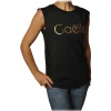 Ga\u00eblle Paris Gaëlle Paris - Sleeveless Crewneck T-Shirt - Black - T-Shirt - Made in Italy - Luxury Exclusive Collection - Avvenice