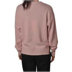 Ga\u00eblle Paris Gaëlle Paris - Sweater Wide Sleeves - Pink - Sweater - Made in Italy - Luxury Exclusive Collection - Avvenice