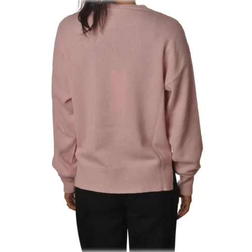 Ga\u00eblle Paris Gaëlle Paris - Sweater Wide Sleeves - Pink - Sweater - Made in Italy - Luxury Exclusive Collection - Avvenice