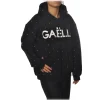 Ga\u00eblle Paris Gaëlle Paris - Sweatshirt with Hood and Zip Closure - Black - Sweatshirt - Made in Italy - Luxury Exclusive Collection - Avvenice
