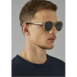 Giorgio Armani - Bi Color - Sunglasses with Bi Color Frame - Beige - Sunglasses - Eyewear - Avvenice^ Sunglasses & Eyewear