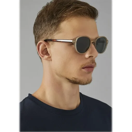 Giorgio Armani - Bi Color - Sunglasses with Bi Color Frame - Beige - Sunglasses - Eyewear - Avvenice^ Sunglasses & Eyewear
