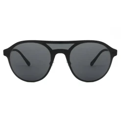 Giorgio Armani - Cat Walk Sunglasses with Mask Frame - Anthracite - Eyewear - Avvenice