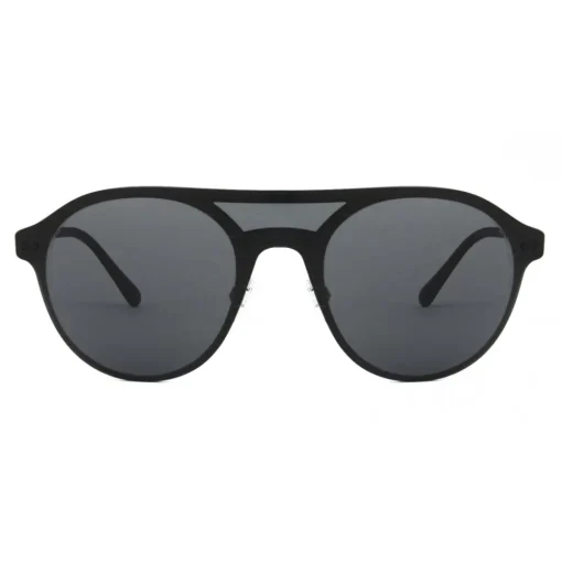 Giorgio Armani - Cat Walk Sunglasses with Mask Frame - Anthracite - Eyewear - Avvenice