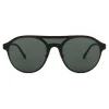 Giorgio Armani - Cat Walk Sunglasses with Mask Frame - Green - Eyewear - Avvenice