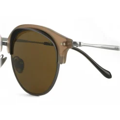Giorgio Armani - Cat Walk Sunglasses with Contrasting Superior Eyelashes - Brown - Eyewear - Avvenice