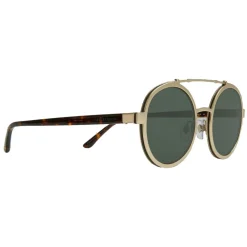 Giorgio Armani - Catwalk - Catwalk Sunglasses with Round Lenses - Gold - Sunglasses - Eyewear - Avvenice