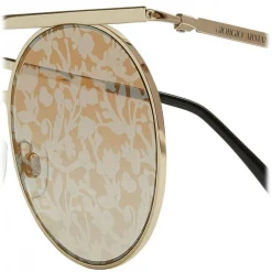 Giorgio Armani - Catwalk - Catwalk Sunglasses with Floral Lenses - Gold Yellow - Sunglasses - Eyewear - Avvenice^ Sunglasses & Eyewear