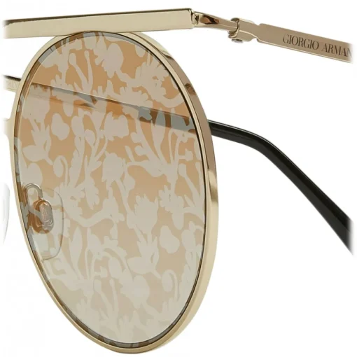 Giorgio Armani - Catwalk - Catwalk Sunglasses with Floral Lenses - Gold Yellow - Sunglasses - Eyewear - Avvenice^ Sunglasses & Eyewear