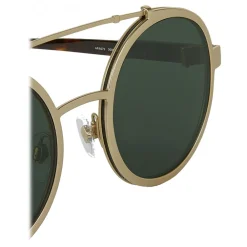 Giorgio Armani - Catwalk - Catwalk Sunglasses with Round Lenses - Gold - Sunglasses - Eyewear - Avvenice