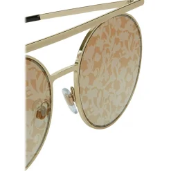 Giorgio Armani - Catwalk - Catwalk Sunglasses with Floral Lenses - Gold Yellow - Sunglasses - Eyewear - Avvenice^ Sunglasses & Eyewear