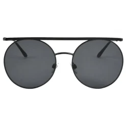 Giorgio Armani - Double Bridge - Metal Sunglasses with Gradient Lenses - Black - Sunglasses - Eyewear - Avvenice