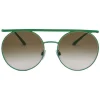 Giorgio Armani - Double Bridge - Metal Sunglasses with Gradient Lenses - Green - Sunglasses - Eyewear - Avvenice