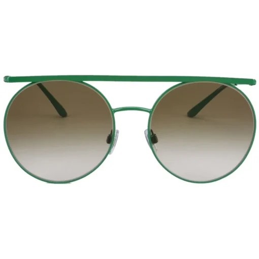Giorgio Armani - Double Bridge - Metal Sunglasses with Gradient Lenses - Green - Sunglasses - Eyewear - Avvenice