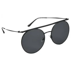 Giorgio Armani - Double Bridge - Metal Sunglasses with Gradient Lenses - Black - Sunglasses - Eyewear - Avvenice