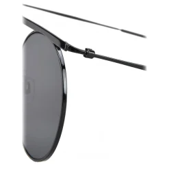 Giorgio Armani - Double Bridge - Metal Sunglasses with Gradient Lenses - Black - Sunglasses - Eyewear - Avvenice