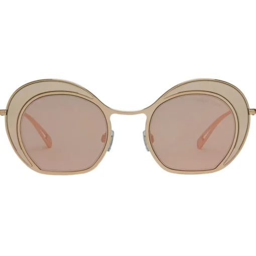 Giorgio Armani - Double Circle - Sunglasses with Double Circle Frame - Grey - Sunglasses - Eyewear - Avvenice