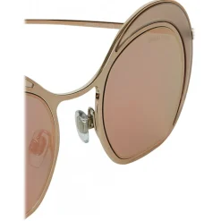 Giorgio Armani - Double Circle - Sunglasses with Double Circle Frame - Grey - Sunglasses - Eyewear - Avvenice