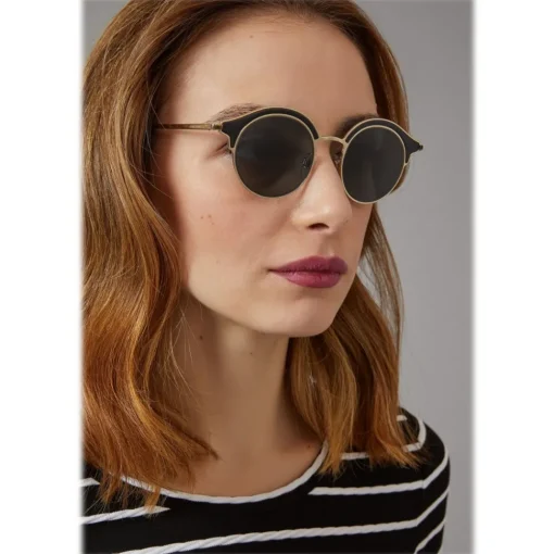 Giorgio Armani - Double Mounted - Sunglasses with Double Mounted Frame - Gold - Sunglasses - Eyewear - Avvenice^ Sunglasses & Eyewear