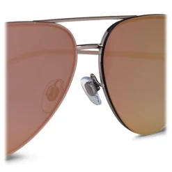 Giorgio Armani - Metal Pilot Frame Sunglasses - Silver - Sunglasses - Eyewear - Avvenice