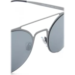 Giorgio Armani - Panthos Shape Sunglasses - Light Grey - Sunglasses - Eyewear - Avvenice
