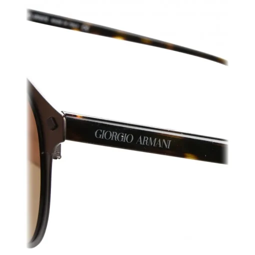 Giorgio Armani - Retrò - Metal Sunglasses with Metal Frame - Brown - Sunglasses - Eyewear - Avvenice^ Sunglasses & Eyewear