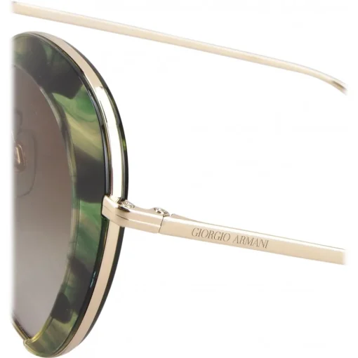 Giorgio Armani - Retrò - Metal Sunglasses with Gradient Lenses - Green - Sunglasses - Eyewear - Avvenice