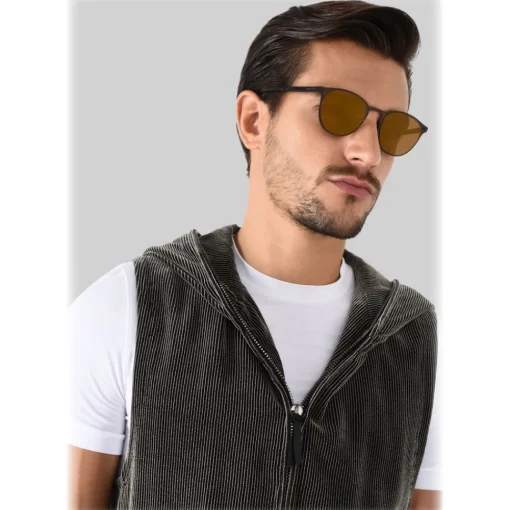 Giorgio Armani - Retrò - Metal Sunglasses with Metal Frame - Brown - Sunglasses - Eyewear - Avvenice^ Sunglasses & Eyewear