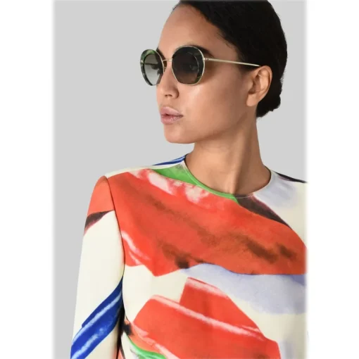Giorgio Armani - Retrò - Metal Sunglasses with Gradient Lenses - Green - Sunglasses - Eyewear - Avvenice