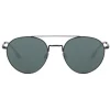 Giorgio Armani - Round Frame - Metal Round Frame Sunglasses - Black - Sunglasses - Eyewear - Avvenice^ Sunglasses & Eyewear