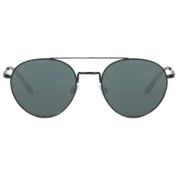 Giorgio Armani - Round Frame - Metal Round Frame Sunglasses - Black - Sunglasses - Eyewear - Avvenice^ Sunglasses & Eyewear