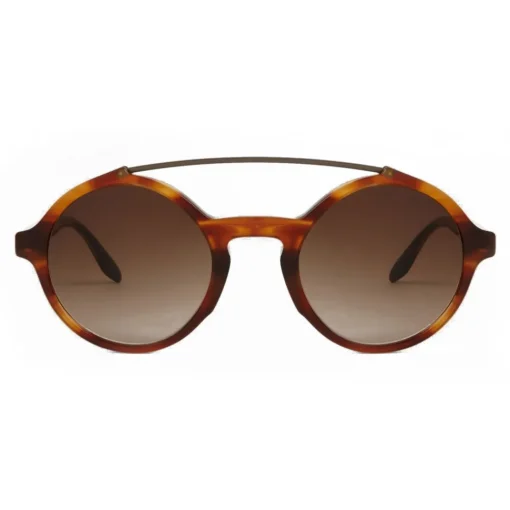 Giorgio Armani - Round Frame Sunglasses with Metal Details - Dark Grey - Eyewear - Avvenice^ Sunglasses & Eyewear