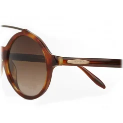 Giorgio Armani - Round Frame Sunglasses with Metal Details - Dark Grey - Eyewear - Avvenice^ Sunglasses & Eyewear