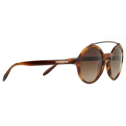Giorgio Armani - Round Frame Sunglasses with Metal Details - Dark Grey - Eyewear - Avvenice^ Sunglasses & Eyewear
