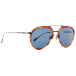 Giorgio Armani - Round Sunglasses - Brown - Sunglasses - Eyewear - Avvenice