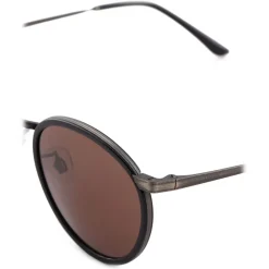 Giorgio Armani - Round Sunglasses - Black - Sunglasses - Eyewear - Avvenice