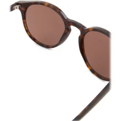 Giorgio Armani - Round Sunglasses - Brown - Sunglasses - Eyewear - Avvenice