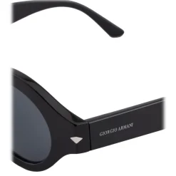 Giorgio Armani - Round Sunglasses - Black - Sunglasses - Eyewear - Avvenice^ Sunglasses & Eyewear