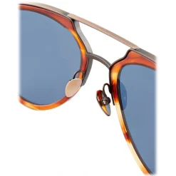 Giorgio Armani - Round Sunglasses - Brown - Sunglasses - Eyewear - Avvenice