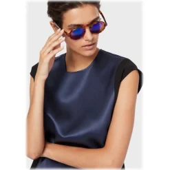 Giorgio Armani - Round Sunglasses - Brown - Sunglasses - Eyewear - Avvenice^ Sunglasses & Eyewear