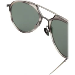 Giorgio Armani - Round Sunglasses - Grey - Sunglasses - Eyewear - Avvenice^ Sunglasses & Eyewear