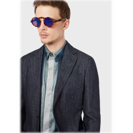 Giorgio Armani - Round Sunglasses - Brown - Sunglasses - Eyewear - Avvenice^ Sunglasses & Eyewear