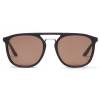 Giorgio Armani - Square Frame Sunglasses - Brown - Sunglasses - Eyewear - Avvenice