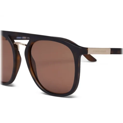 Giorgio Armani - Square Frame Sunglasses - Brown - Sunglasses - Eyewear - Avvenice