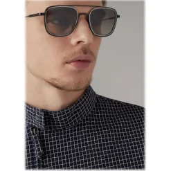 Giorgio Armani - Square Frame Sunglasses - Runway - Grey - Sunglasses - Eyewear - Avvenice