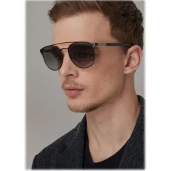 Giorgio Armani - Square Frame Modern Sunglasses - Black - Sunglasses - Eyewear - Avvenice^ Sunglasses & Eyewear